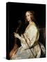 Young Woman Playing a Viola Da Gamba-Sir Anthony Van Dyck-Stretched Canvas
