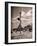 Young Woman Playing Ball on Beach-Philip Gendreau-Framed Photographic Print