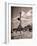 Young Woman Playing Ball on Beach-Philip Gendreau-Framed Photographic Print