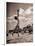 Young Woman Playing Ball on Beach-Philip Gendreau-Framed Photographic Print