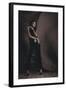 Young Woman Posing in Studio-Luis Beltran-Framed Photographic Print