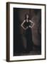 Young Woman Posing in Studio-Luis Beltran-Framed Photographic Print