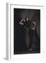 Young Woman Posing in Studio-Luis Beltran-Framed Photographic Print