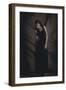 Young Woman Posing in Studio-Luis Beltran-Framed Photographic Print