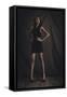 Young Woman Posing in Studio-Luis Beltran-Framed Stretched Canvas