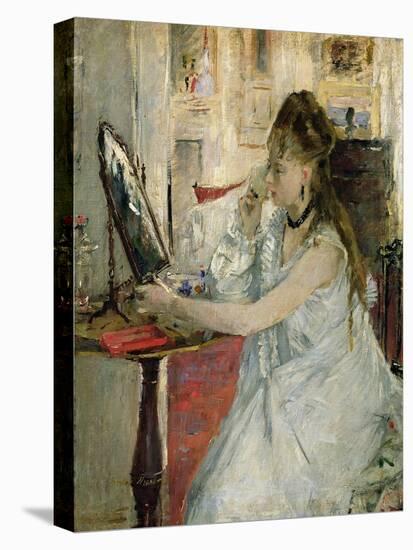 Young Woman Powdering Her Face, 1877-Berthe Morisot-Stretched Canvas