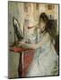 Young Woman Powdering Her Face, 1877-Berthe Morisot-Mounted Giclee Print