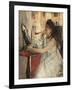 Young Woman Powdering Her Face-Berthe Morisot-Framed Giclee Print