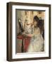 Young Woman Powdering Her Face-Berthe Morisot-Framed Giclee Print