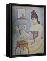Young Woman Powdering Herself, 1889/90-Georges Seurat-Framed Stretched Canvas