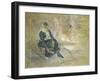 Young Woman Putting on Her Skates, 1880-Berthe Morisot-Framed Giclee Print