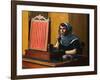 Young Woman Putting on Lipstick; Jeune Femme Se Mettant Du Rouge a Levres, 1925-Félix Vallotton-Framed Giclee Print