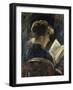 Young Woman Reading, 1888-Lovis Corinth-Framed Giclee Print