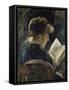 Young Woman Reading, 1888-Lovis Corinth-Framed Stretched Canvas
