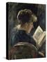 Young Woman Reading, 1888-Lovis Corinth-Stretched Canvas