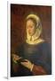 Young Woman Reading a Book of Hours-Ambrosius Benson-Framed Giclee Print