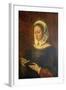 Young Woman Reading a Book of Hours-Ambrosius Benson-Framed Giclee Print