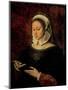 Young Woman Reading a Book of Hours-Ambrosius Benson-Mounted Giclee Print