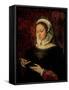 Young Woman Reading a Book of Hours-Ambrosius Benson-Framed Stretched Canvas