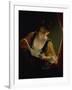 Young Woman Reading a Letter-Jean Raoux-Framed Giclee Print