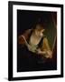 Young Woman Reading a Letter-Jean Raoux-Framed Giclee Print