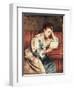 Young Woman Reading-Mary Cassatt-Framed Giclee Print