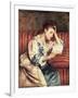 Young Woman Reading-Mary Cassatt-Framed Giclee Print