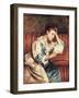 Young Woman Reading-Mary Cassatt-Framed Giclee Print