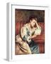 Young Woman Reading-Mary Cassatt-Framed Giclee Print