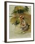 Young Woman Reading-Pierre-Auguste Renoir-Framed Giclee Print