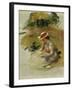 Young Woman Reading-Pierre-Auguste Renoir-Framed Giclee Print