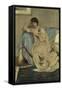 Young Woman Reading-Harper Pennington-Framed Stretched Canvas