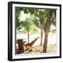 Young Woman Relaxes on Avellans Beach, Costa Rica, Central America-Aaron McCoy-Framed Photographic Print