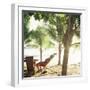 Young Woman Relaxes on Avellans Beach, Costa Rica, Central America-Aaron McCoy-Framed Photographic Print