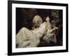 Young Woman Relaxing, 1894-Francesc Masriera-Framed Giclee Print