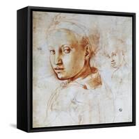 Young Woman's Head, by Agnolo Bronzino (1503-1572), Italy, 16th Century-null-Framed Stretched Canvas