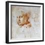 Young Woman's Head, by Agnolo Bronzino (1503-1572), Italy, 16th Century-null-Framed Giclee Print
