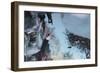 Young Woman's Reflection of Hand-Carolina Hernandez-Framed Photographic Print