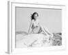 Young Woman Seated on Sand Dune-Philip Gendreau-Framed Photographic Print