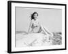 Young Woman Seated on Sand Dune-Philip Gendreau-Framed Photographic Print