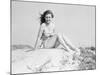 Young Woman Seated on Sand Dune-Philip Gendreau-Mounted Photographic Print