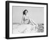 Young Woman Seated on Sand Dune-Philip Gendreau-Framed Photographic Print