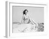 Young Woman Seated on Sand Dune-Philip Gendreau-Framed Photographic Print