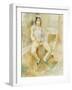 Young Woman Seated-Jules Pascin-Framed Giclee Print