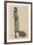 Young Woman Showing the Barrel-Line Silhouette of the Period-Luigi Bompard-Framed Premium Giclee Print