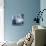 Young Woman Sitting on a Chair in Vintage Interior and Watching Retro TV-viczast-Photographic Print displayed on a wall