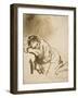 Young Woman Sleeping-Rembrandt van Rijn-Framed Art Print