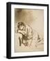 Young Woman Sleeping-Rembrandt van Rijn-Framed Art Print