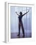 Young Woman Stretching-null-Framed Photographic Print