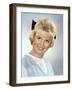 Young Woman Studio Portrait, Ca. 1966-null-Framed Photographic Print